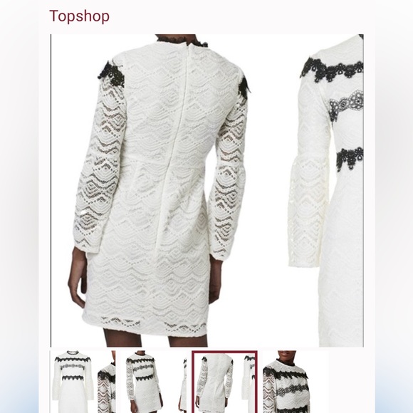 TOPSHOP lace dress just perfect Russian Doll - Picture 14 of 14